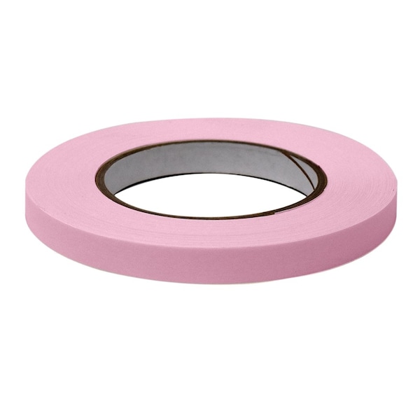 Labeling Tape, 1/2" x 60yd per Roll, 6 Rolls/Case, Red, 6PK